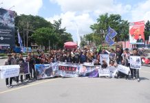 Tolak Pasal Kontroversi RUU Penyiaran, Puluhan Jurnalis di Kendari Gelar Aksi Demonstrasi