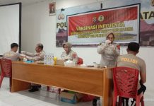 Tim Vaksinasi RS Bhayangkara Kendari Sasar 250 Personel Polres Konsel dan Bombana