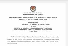 KPU Butur Umumkan 3 Besar Sayembara Cipta Maskot Pilkada