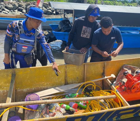 Penangkapan Ikan Diduga Menggunakan Bahan Peledak di Bombana Diamankan Polairud Polda Sultra