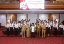 Pj Gubernur Berikan Motivasi Kepada 43 Siswa-Siswi Calon Paskibraka Provinsi Sultra