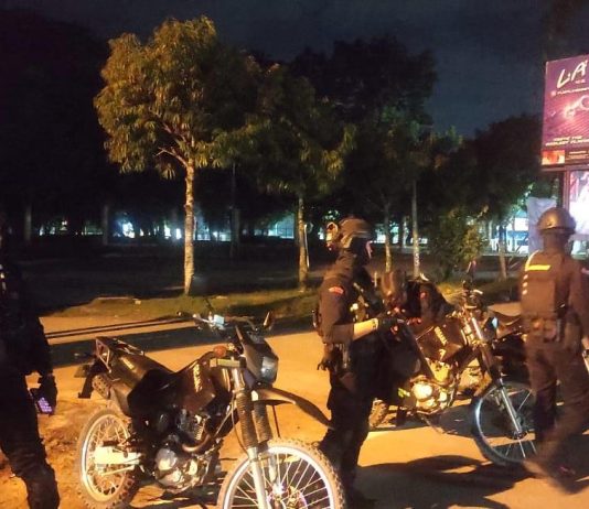 Personel Patroli Gelar Operasi Cipkon di Kota Kendari Jelang Pilkada 2024