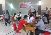 Sambut Hari Pengayoman Ke-79, Rutan Unaaha Berkolaborasi Puskesmas Tonggauna Periksa Kesehatan Pegawai dan WBP