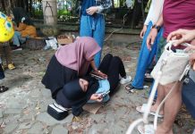 Seorang Warga Pingsan Saat Antri Pendaftaran Sultra Run Bersama Ruksamin dan Raffi Ahmad