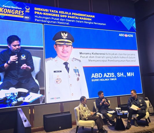 Dihadapan Pengurus DPP Partai NasDem dan Tokoh, Bupati Koltim Paparkan Tata Kelola Pemerintahan