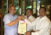 Makin Kuat, Darwin-Ali Basa Terima Rekomendasi DPP Gerindra untuk Pilkada Mubar 2024