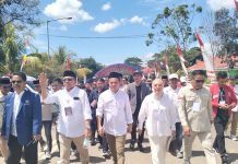 Paslon Sudiro-Raup Resmi Daftar di KPU Konut