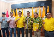 Laode Kardini-Noor Dhani Terima Rekom B1-KWK Partai Golkar: Siap Menangkan Pilkada Muna