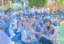 Sat Lantas Polresta Kendari “Goes To School” Sosialisasi Ops Zebra Anoa 2024 kepada Pelajar