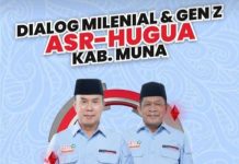 ASR-Hugua Bakal Gelar Dialog Bersama Milenial dan Gen Z di Puncak Wakila Muna