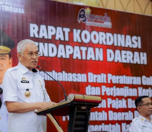 Sekda Sultra Tekankan Pentingnya Sinergi dalam Optimalisasi Pajak Daerah