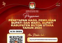 KPU Butur Resmi Tetapkan Hasil Pemilihan Bupati dan Wakil Bupati Tahun 2024