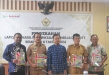Ketua DPRD Kota Kendari Terima Laporan Hasil Pemeriksaan dari BPK RI Perwakilan Sultra