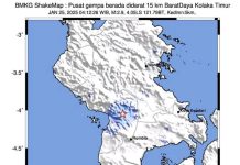 Gempa Bumi Guncang Wilayah Lalolea Kolaka Timur