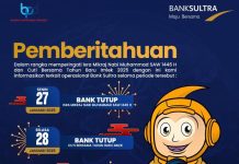 Jadwal Libur Bank Sultra Isra Mikraj Nabi Muhammad SAW dan Cuti Bersama Tahun Baru Imlek 2025