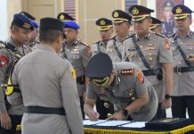 Pimpin Sertijab Sejumlah Pejabat Utama dan Kapolres, Ini Pesan Kapolda Sultra