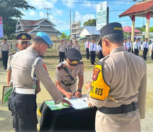 6 Pejabat Polres Buton Tengah Berganti