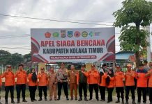 Polres dan Pemda Koltim Gelar Apel Siaga Bencana