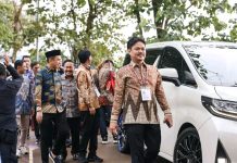 Hadiri Silaturahmi KIM di Hambalang Bogor, Bupati Koltim Abdul Azis Dibonceng Naik Ojek