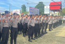 Jelang Sidang PHPU MK, Polres Buton Tengah Siagakan 619 Personel Gabungan Jaga Stabilitas Keamanan