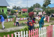 Pemdes Bersama Fokmapp Desa Labunti Laksanakan Kerja Bakti