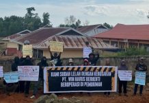 Demo Penolakan Tambang PT WIN di Torobulu, Warga: Kami Sudah Lelah dengan Kerusakan Lingkungan