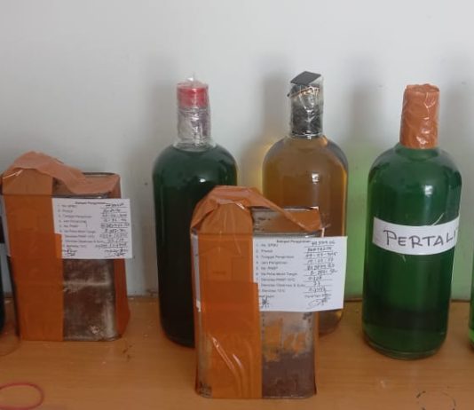 Polsek Wawotobi Uji Kelayakan dan Pengambilan Sampel BBM