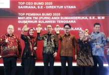 Bupati Koltim Abd Azis Raih TOP BUMD Awards 2025 Bintang 4