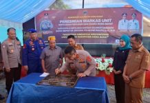 Kapolda Sultra Resmikan Markas Unit Polairud di Muna Barat