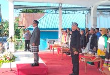 Wakil Bupati Butur Pimpin Upacara Hardiknas 2025