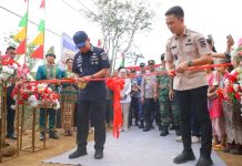 Gubernur Sultra Resmikan Jembatan Bailey di Konawe Utara