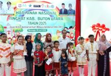 Peringatan Hari Anak Nasional Tahun 2025 di Buton Utara Resmi Ditutup