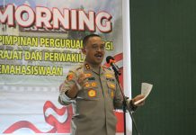 Perkuat Sinergi Cegah Radikalisme, Kapolda Sultra Gelar Coffee Morning Bersama Rektor dan Ketua BEM