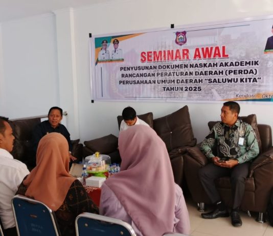 Bupati Butur Buka Seminar Awal Penyusunan Raperda Perumda ”Saluwu Kita”