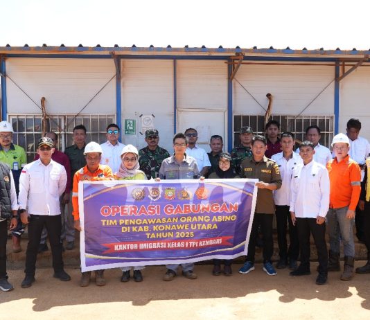 Perkuat Pengawasan, Imigrasi Kendari Gelar Operasi Gabungan di Konut