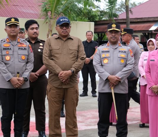 Kunker ke Muna, Kapolda Sultra Resmikan Lapangan Tembak dan Rumah Dinas
