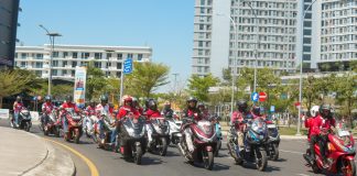 Ratusan Pecinta Honda Ramaikan Convoy Merdeka di Makassar
