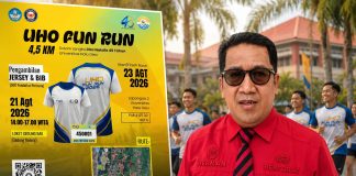 Peringati Usia ke-45, UHO Adakan Fun Run dengan Berbagai Doorprize